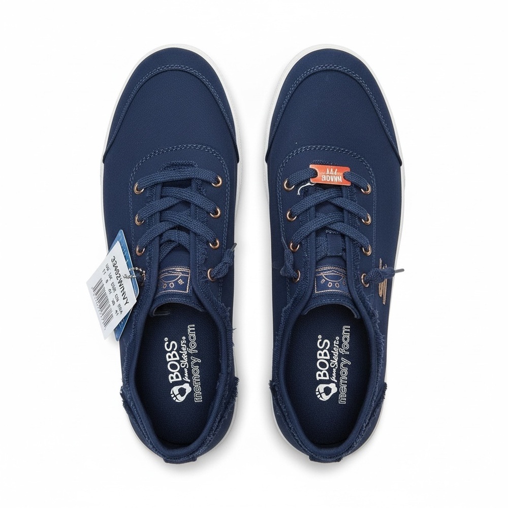 Skechers Women’s Bobs 33492 B Cute slip on sneaker Navy size 11W wide